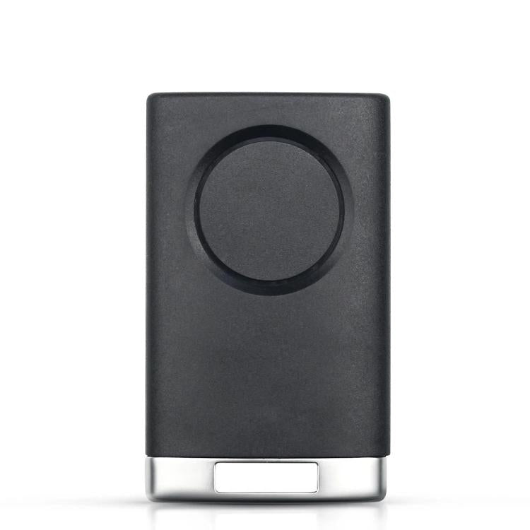 Black remote key fob case back with round center and metal key insert area