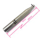 Silver retractable blow fire tube, extended length about 485mm, diameter shown