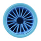 Blue rotating foot-washing brush cup for pet paw cleaning