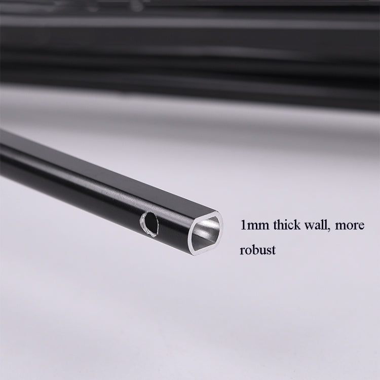 Table frame detail: 1mm thick wall metal tube construction for a robust base
