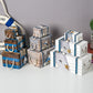 3-piece wooden jewelry storage box set in multiple colors with rope handles and nautical decor