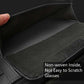 Black interior pocket liner in a car glasses case with zip opening