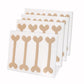 Set of beige toe nail correction tape strips on white adhesive backing cards
