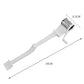 Plastic hand-crank rotary grater with stainless grating drum and crank handle