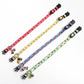 Fruit cat collars with bell charms and cat buckle, four strap designs