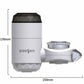 White Zoosen instant hot water faucet unit with 150mm size and shower head connector