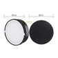 Round foam filter with white media; shown with 19cm size and 6.3cm thickness
