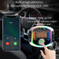 Car Bluetooth MP3 player with dual display showing call answer and hang-up controls