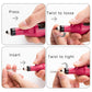 Electric nail drill kit with twist-lock pen attachment instructions