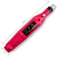 Electric nail drill pen with length and width measurement labels