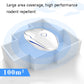 White mouse-shaped ultrasonic rodent repellent device with blue indicator light