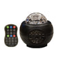 Black dome star projector laser light with clear top and remote control