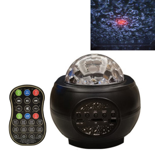Black dome star projector laser light with rotating clear top and control panel