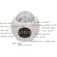 Dome star projector laser light with labeled control buttons and memory card slot