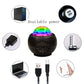 Star projector laser light with included USB cable and power connection options