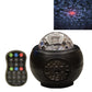 Black dome star projector laser light with rotating clear top and button controls