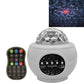 White dome star projector laser light with remote and rotating clear top