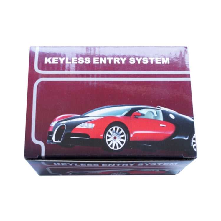 Keyless entry system box for car lock control, red and white