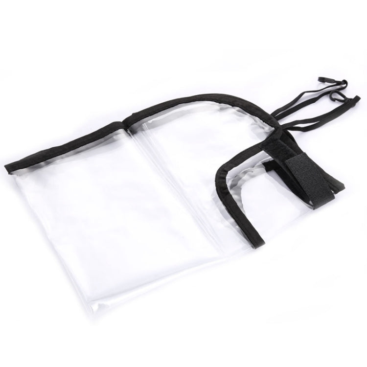Car seat kick mat protector set, white cover with black straps and buckles
