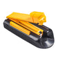 Manual cigarette making machine with yellow top and inserts on black base