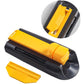 Manual cigarette making machine detail with yellow insert and feeding slots