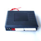 Car central locking control module in blue housing with connector pins