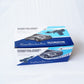 Central door lock system kit retail box showing key fob and actuator components