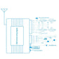Car central locking wiring diagram with labeled electrical connections