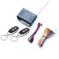 Car key fob remotes with key rings, receiver module, and multi-color wiring harness