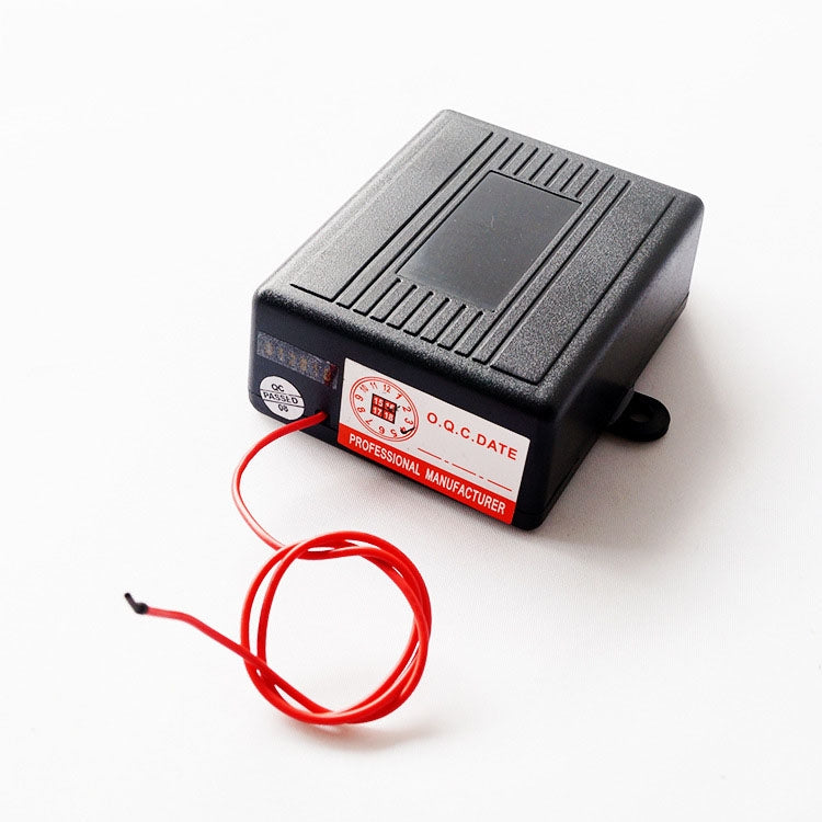Keyless entry controller module with red lead wires and label