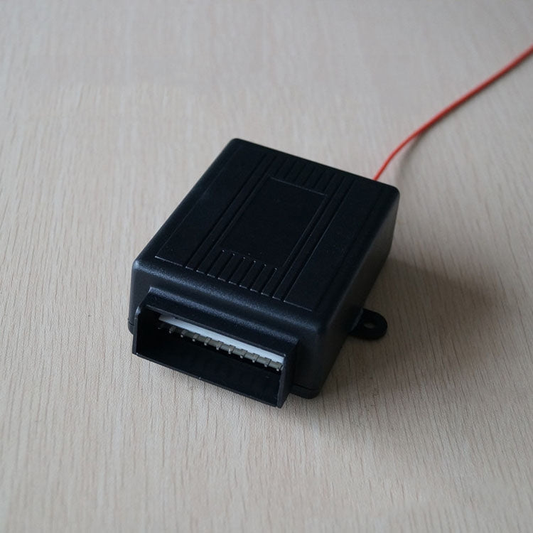 Central lock control module with multi-pin connector and red wire