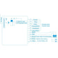 Wiring diagram card for central lock control with labeled wire colors