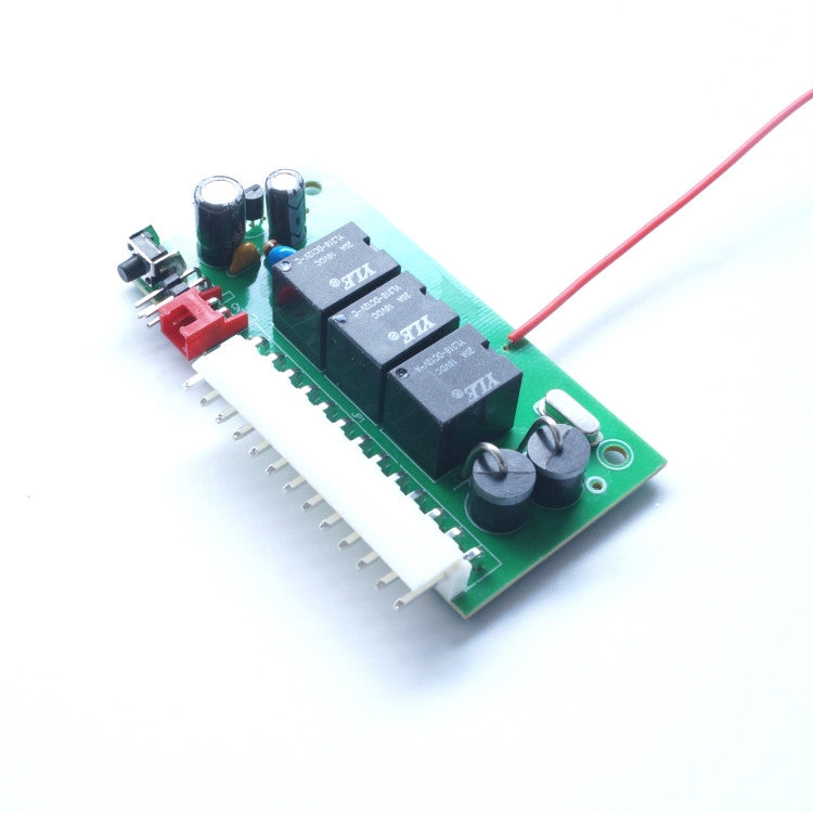 Car central lock control PCB with IC chips and wiring header
