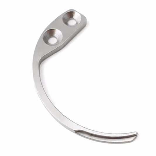 Portable EAS detacher hook key tool, silver metal U-shaped clamp