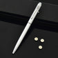 White-silver LED UV invisible-ink pen with button controls near the tip