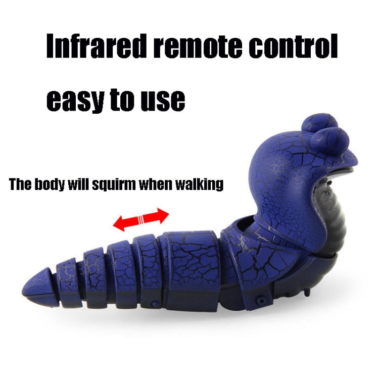 Purple cobra remote-control toy with segmented body and glowing eyes, laid on its side.