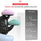 Cloud-themed smart alarm clock with digital display showing temperature, time, humidity