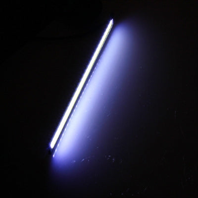 Universal LED DRL light bar, white glow, waterproof external running light
