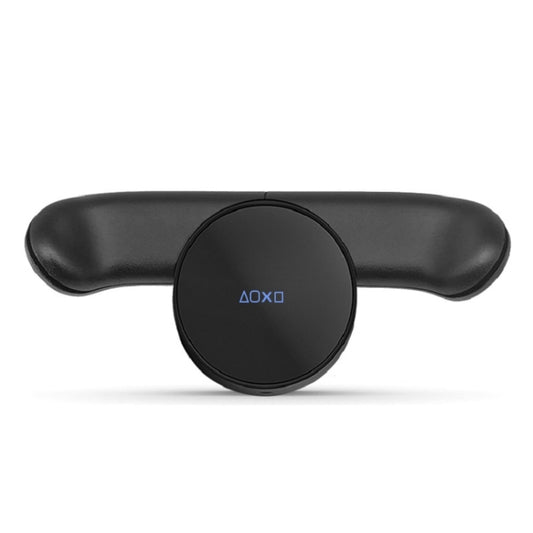 Black PS4 rear controller button expansion plate with circular center module