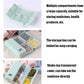 Open mint pill box with multiple compartments and clear shake-top lids