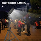 Portable work lamp with adjustable bracket and tripod stand, light panel on