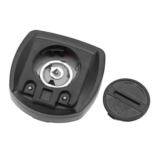Bicycle speedometer display back cover open with battery compartment and screw