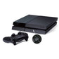 Bluetooth receiver adapter placed beside PS5 console and controller