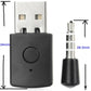 Black USB Bluetooth receiver adapter with size marks 34mm and 28.5mm
