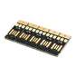 Black USB LED keychain light board with multiple printed circuits and white LED clusters