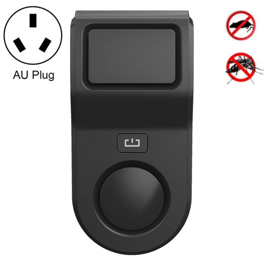 Ultrasonic insect repellent plug-in, black AU plug device with power indicator and dial