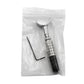 Rotary leather carving knife kit in plastic bag with curved blade and hex key