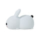 White rabbit-shaped LED night light with rounded body and small ear details