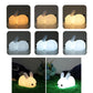 Rabbit LED night light in warm yellow and cool white glow options