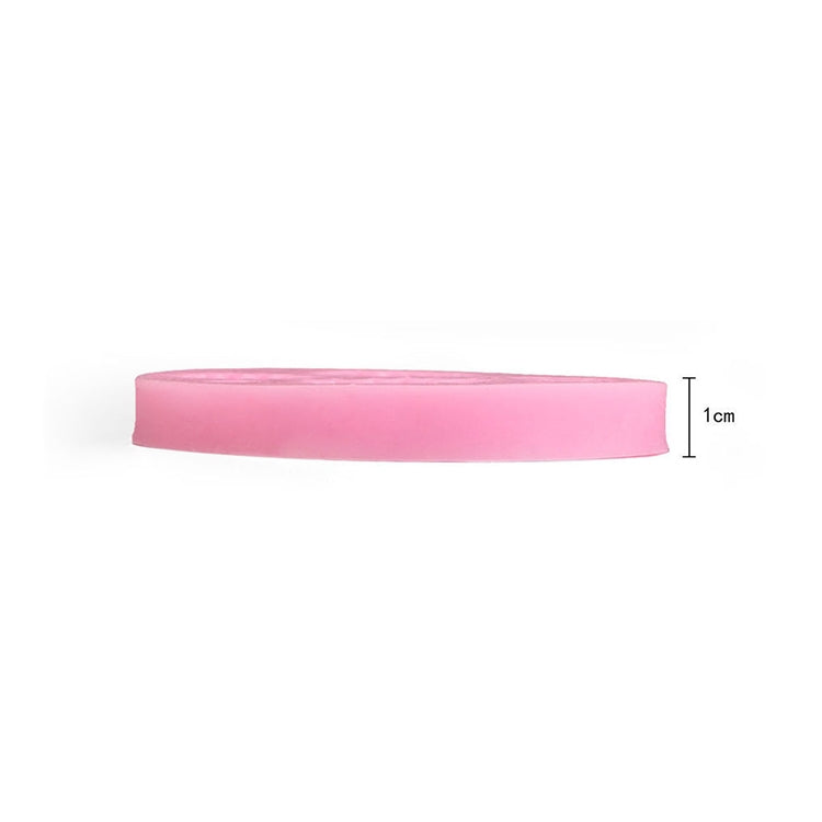 Pink silicone mold strip, 1 cm thick